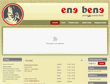 Tablet Screenshot of enebene.cz